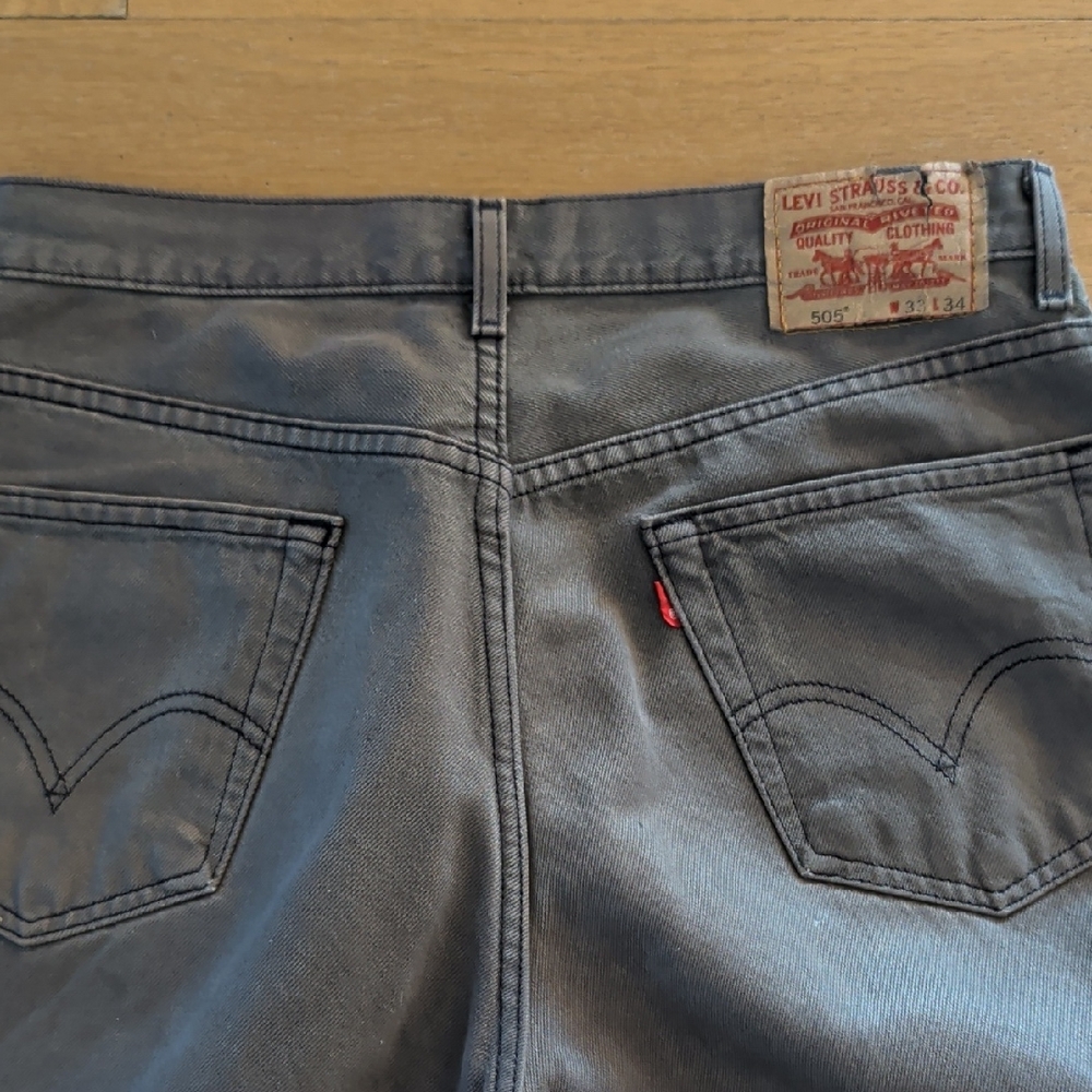 Levi's Charcoal Straight Men's Jeans